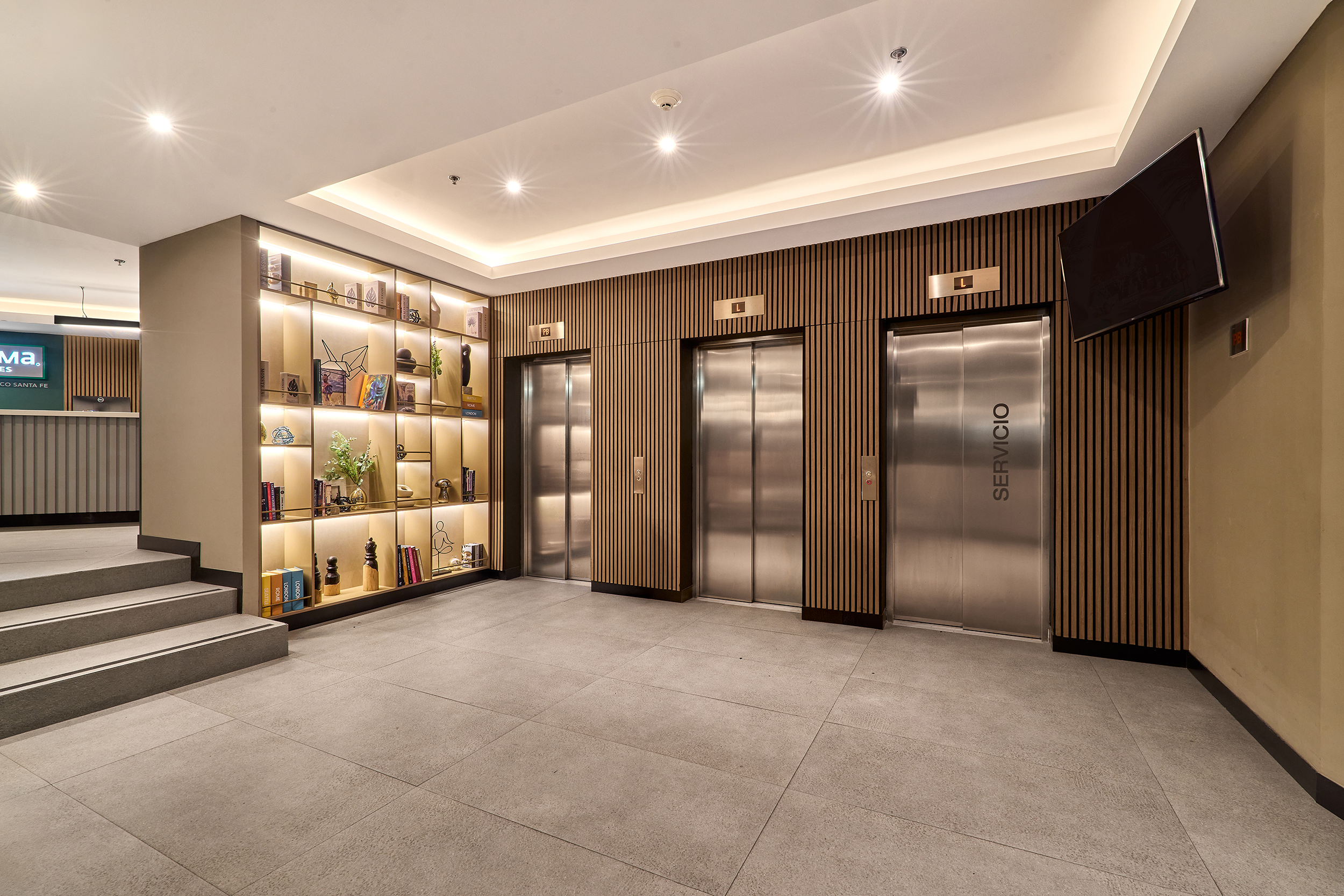 Recepción de hotel